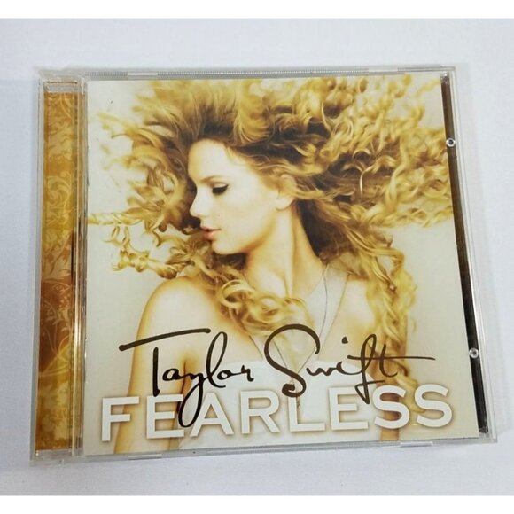 Taylor Swift Fearless CD w/ Mosaic Poster RARE Taylor Nation Swifties 2008 - Picture 1 of 10